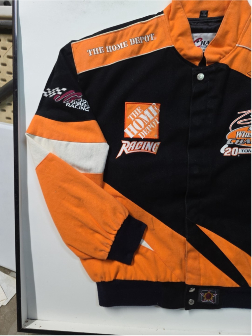 Vintage Autographed 2002 Tony Stewart Nascar Winston Cup Champions Racing Jacket - Picture 4 of 5